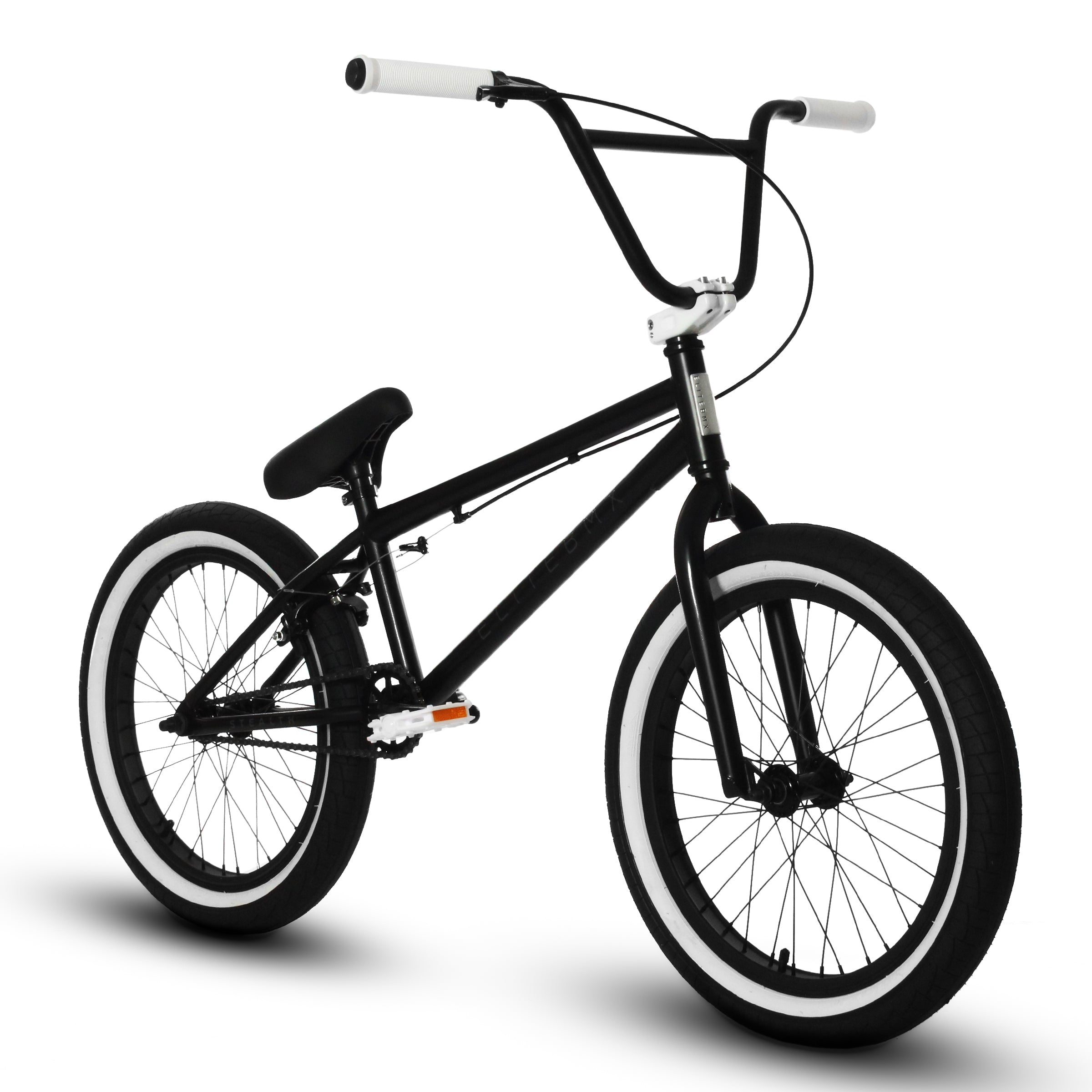 Stealth Black White Elite BMX Bikes