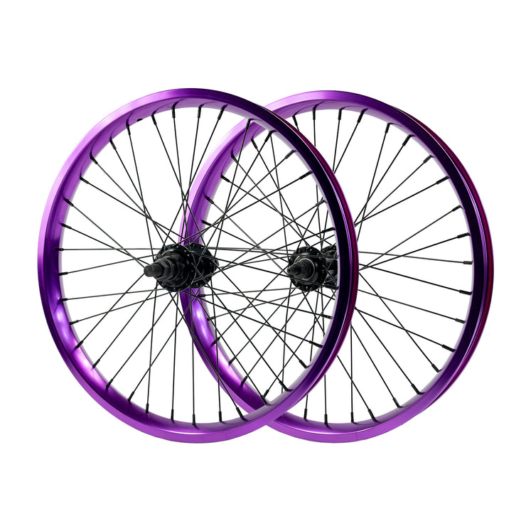 20" Wheelset Purple Chrome